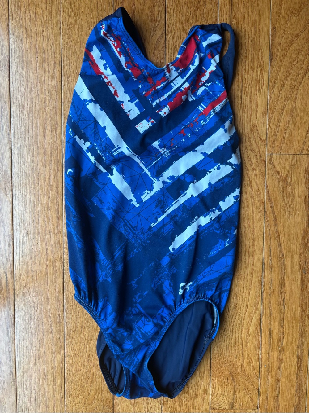 Women’s Red White and Blue GK Gymnastics Leotard